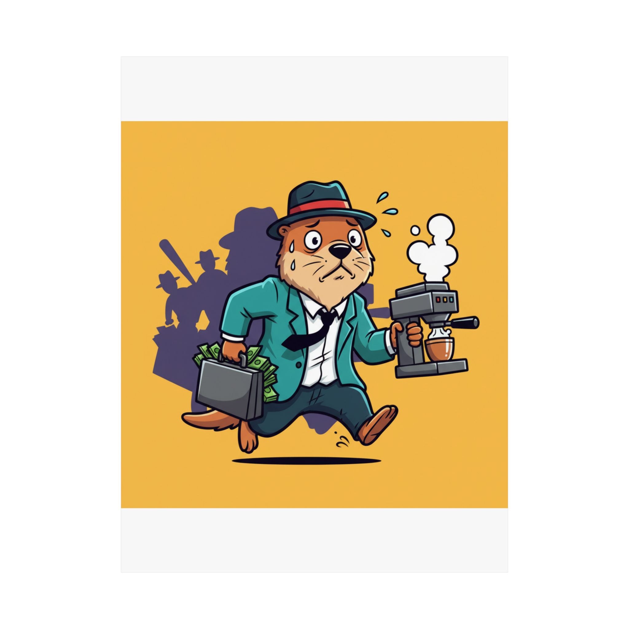An otter running a front business for the mafia. H — Slopular