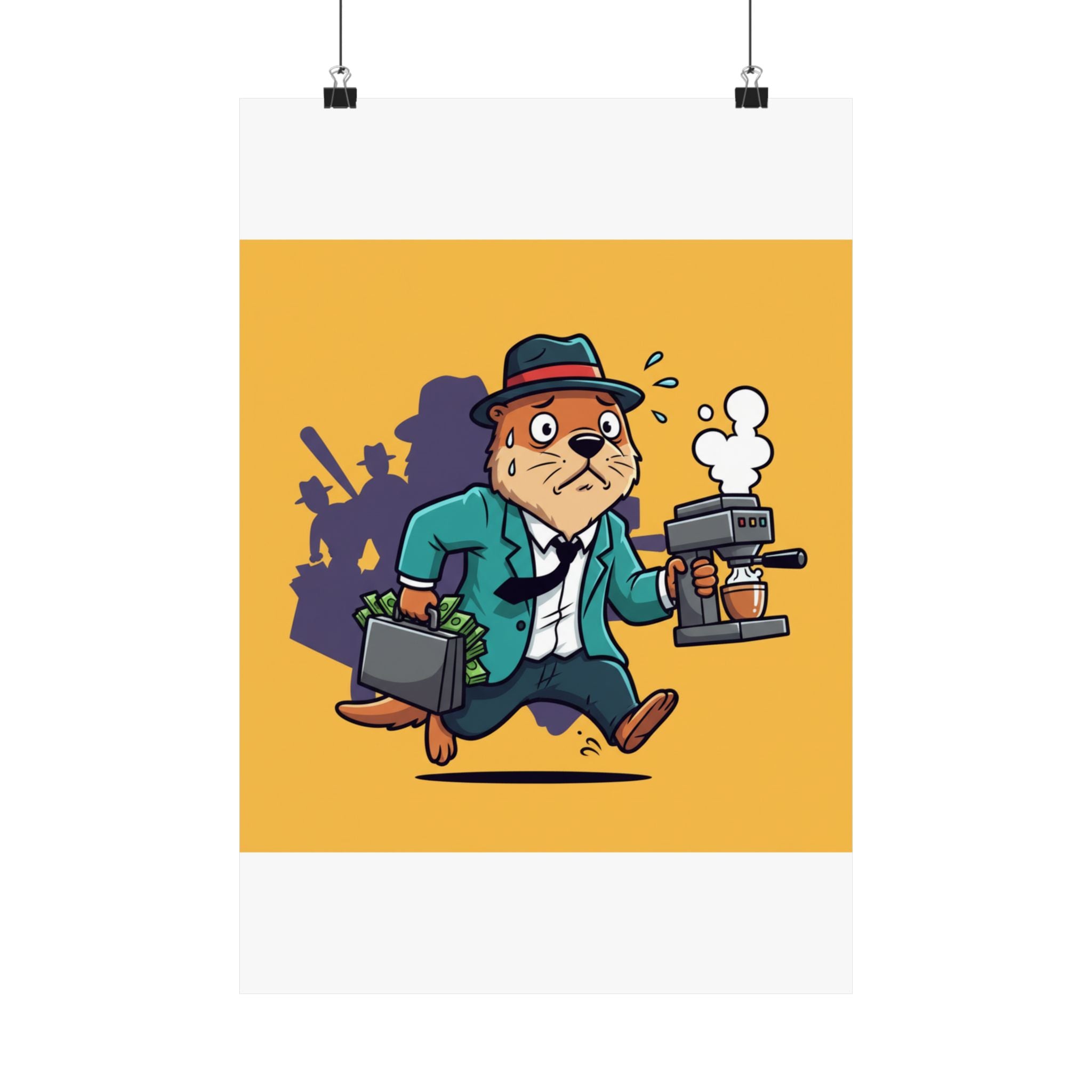 An otter running a front business for the mafia. H — Slopular