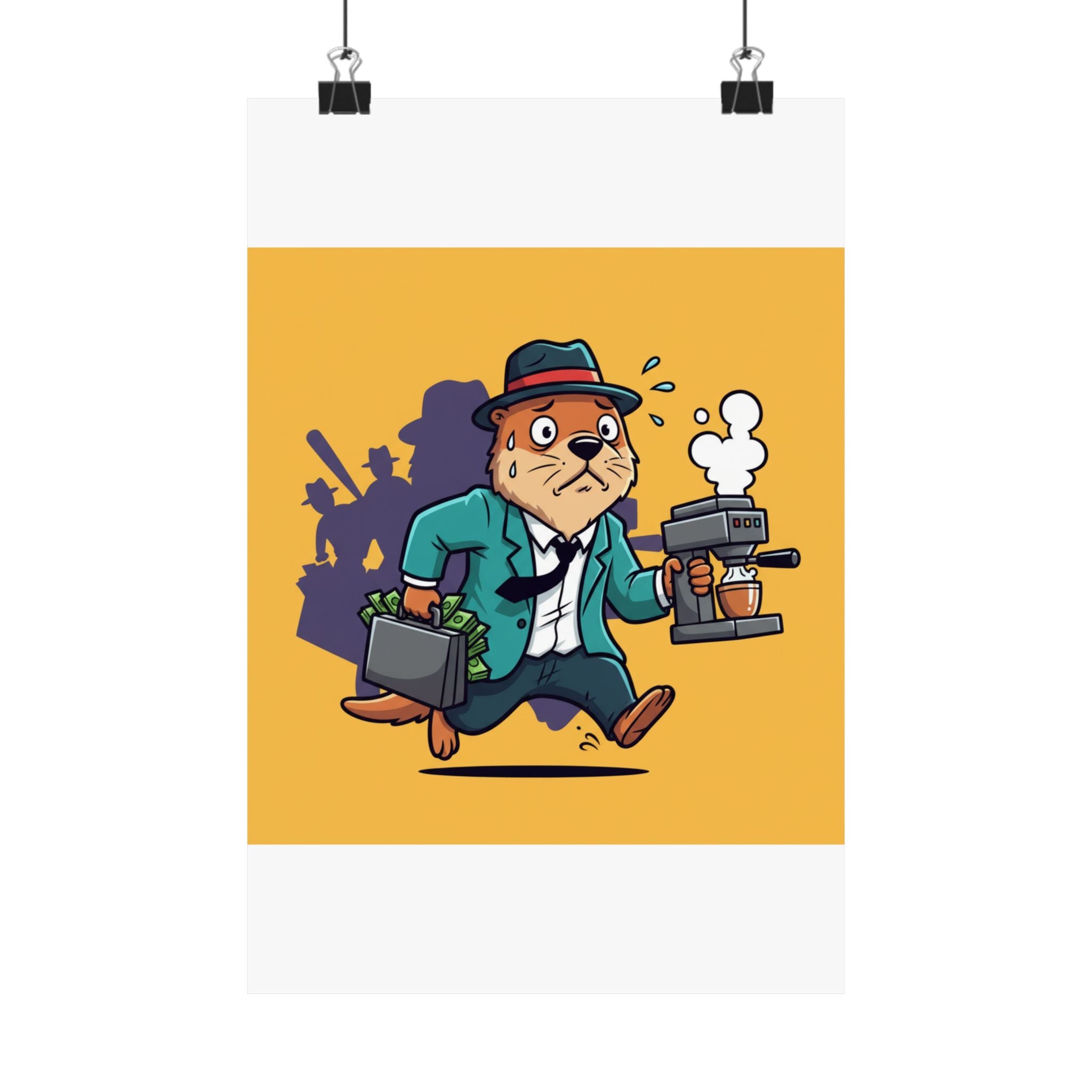 An otter running a front business for the mafia. H — Slopular