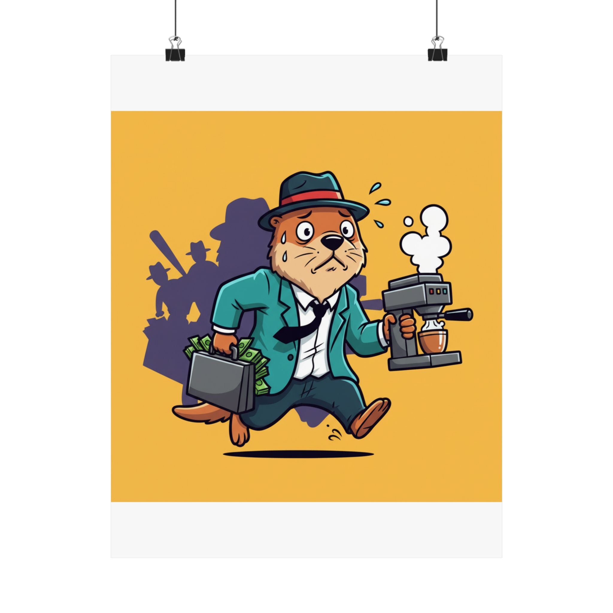 An otter running a front business for the mafia. H — Slopular