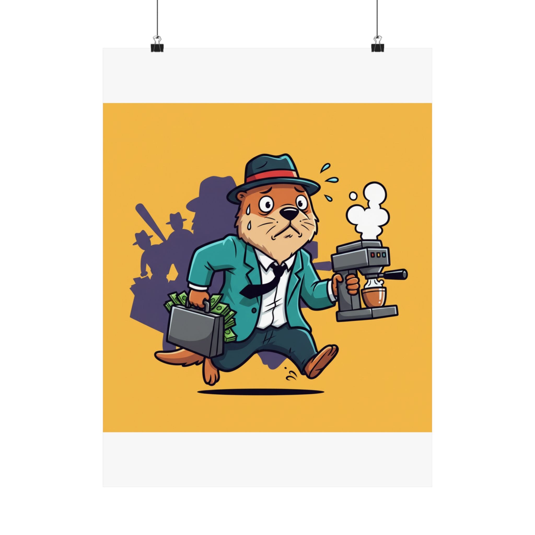 An otter running a front business for the mafia. H — Slopular