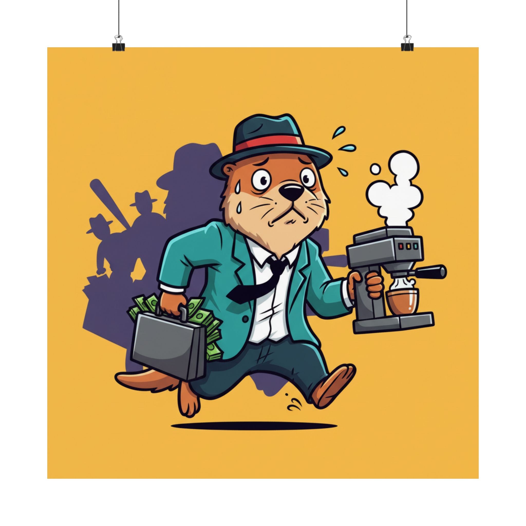 An otter running a front business for the mafia. H — Slopular
