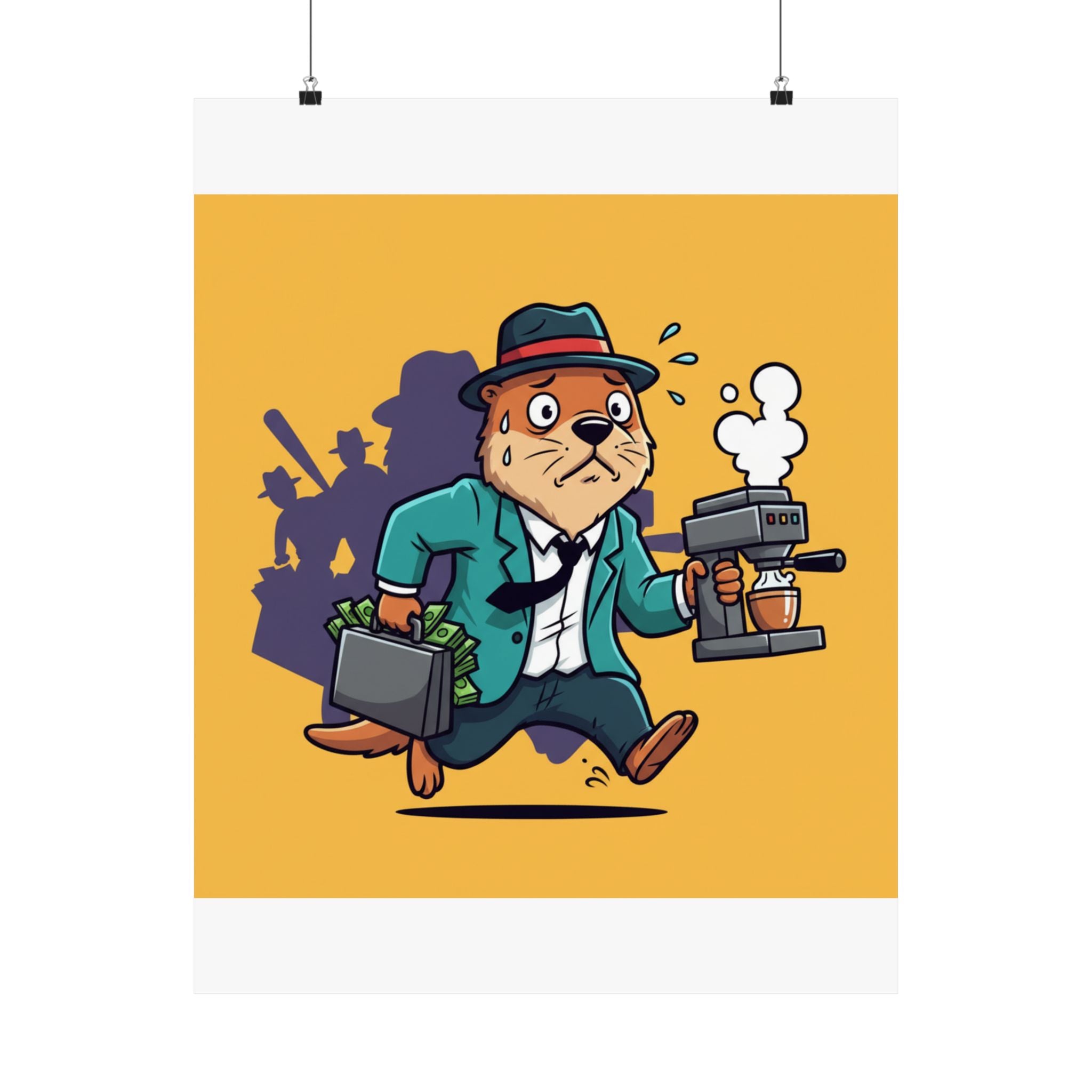 An otter running a front business for the mafia. H — Slopular