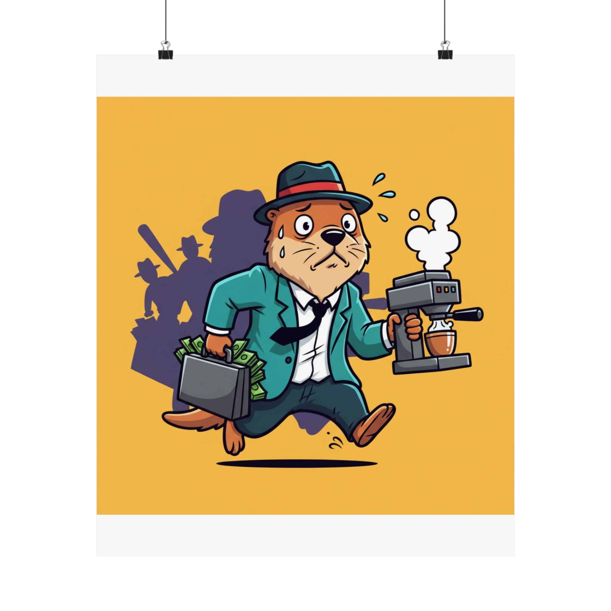 An otter running a front business for the mafia. H — Slopular