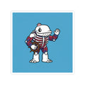 Anthropomorphic whale missing his skin bipedal — Slopular