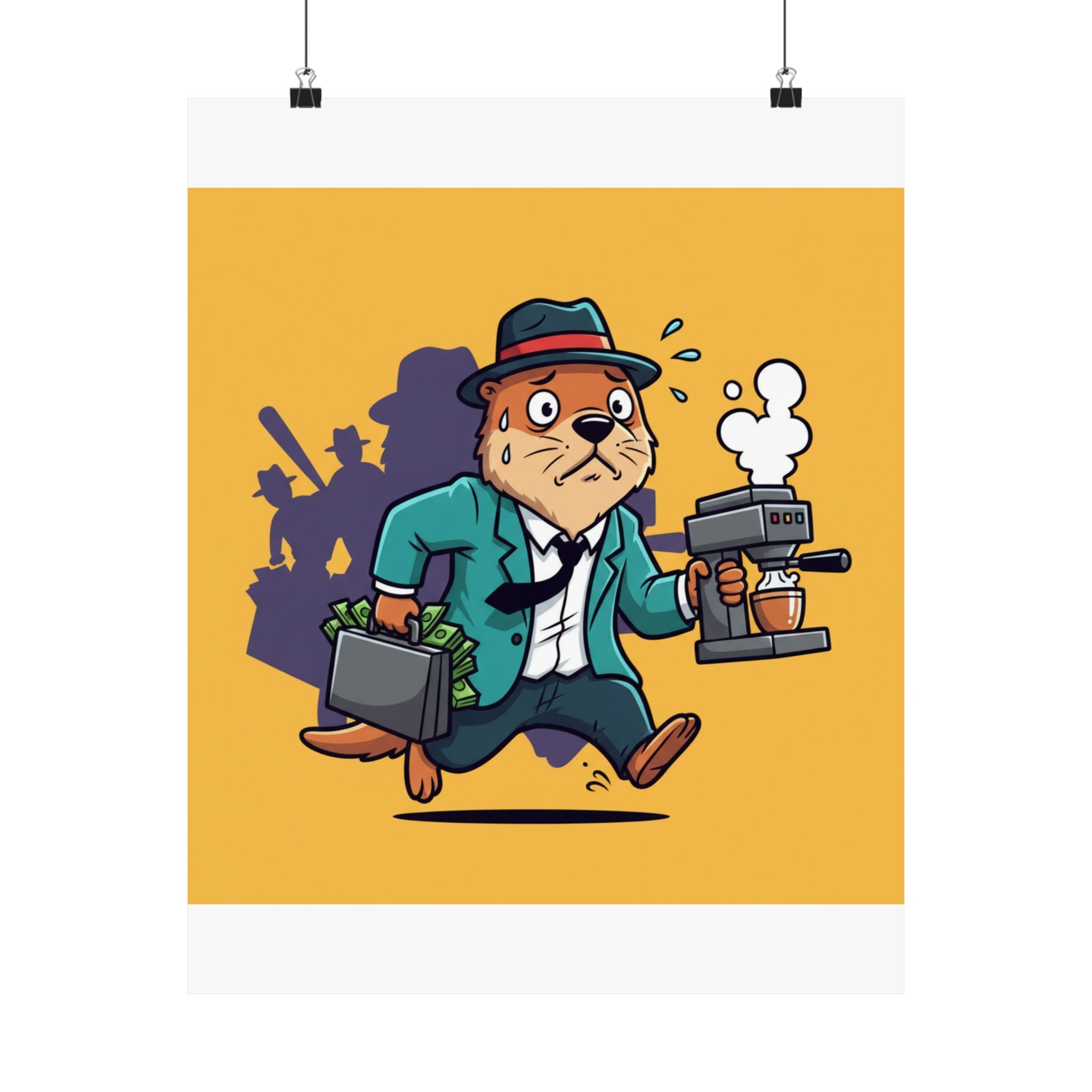An otter running a front business for the mafia. H — Slopular