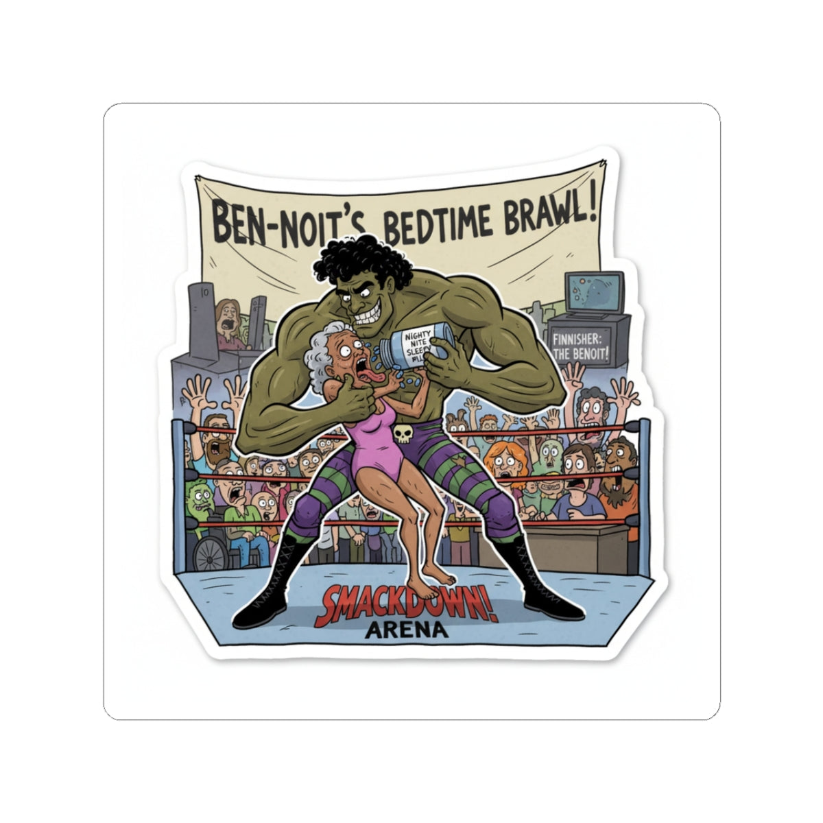 the “benoit” where the opponent is force fed sleep — Slopulart