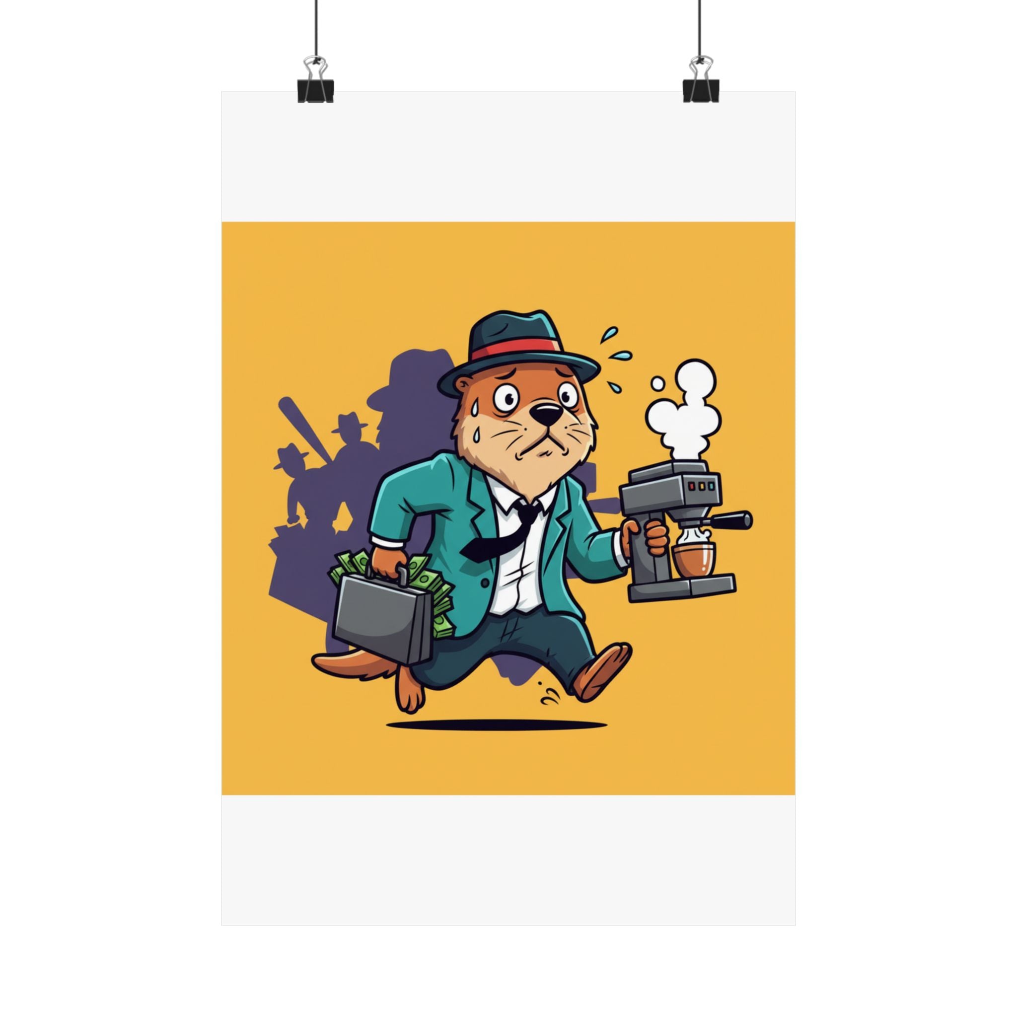 An otter running a front business for the mafia. H — Slopular