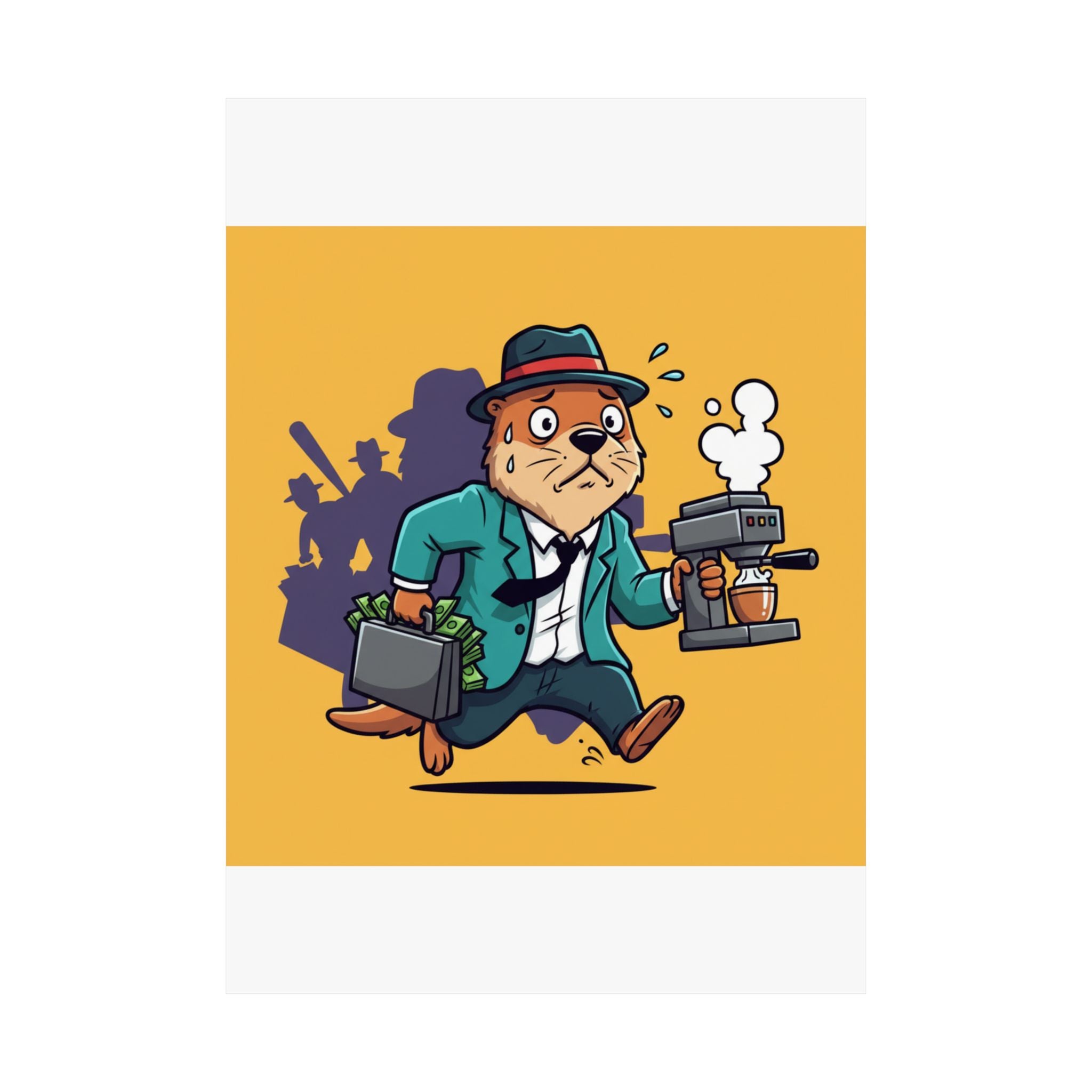 An otter running a front business for the mafia. H — Slopular