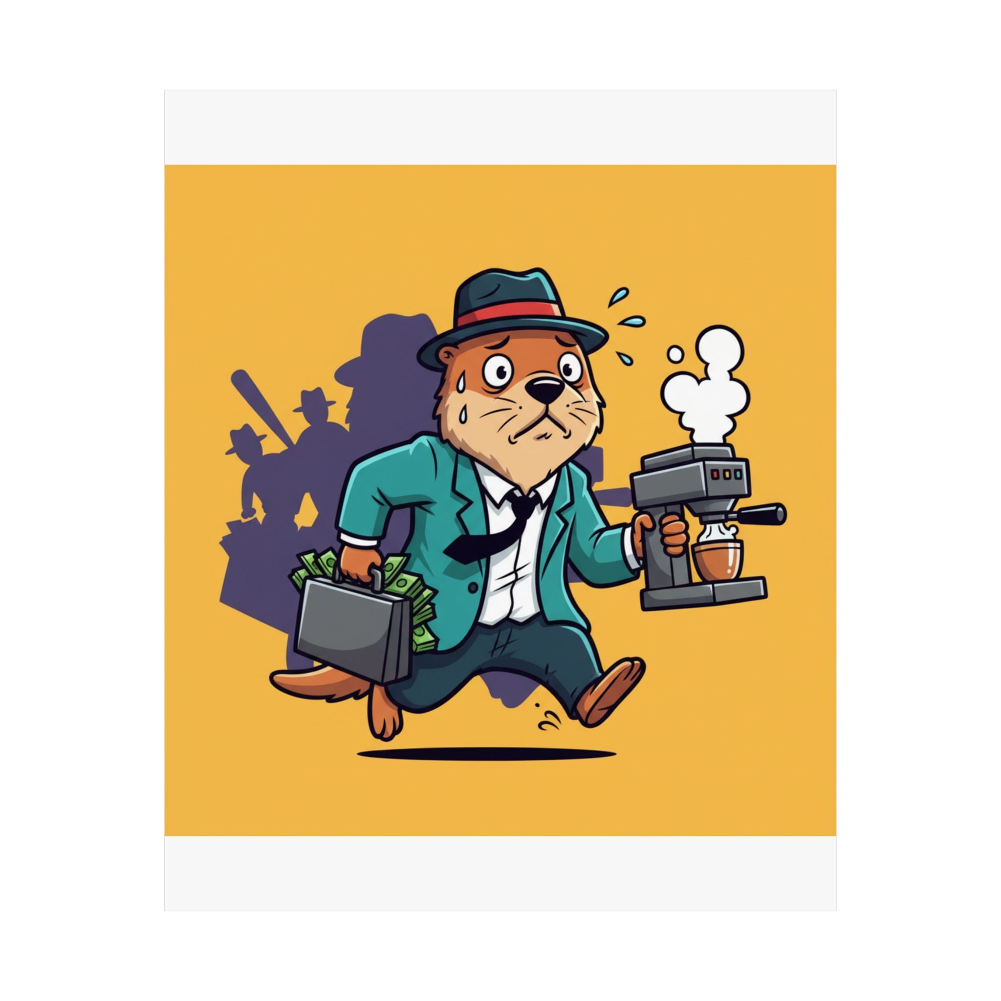 An otter running a front business for the mafia. H — Slopular