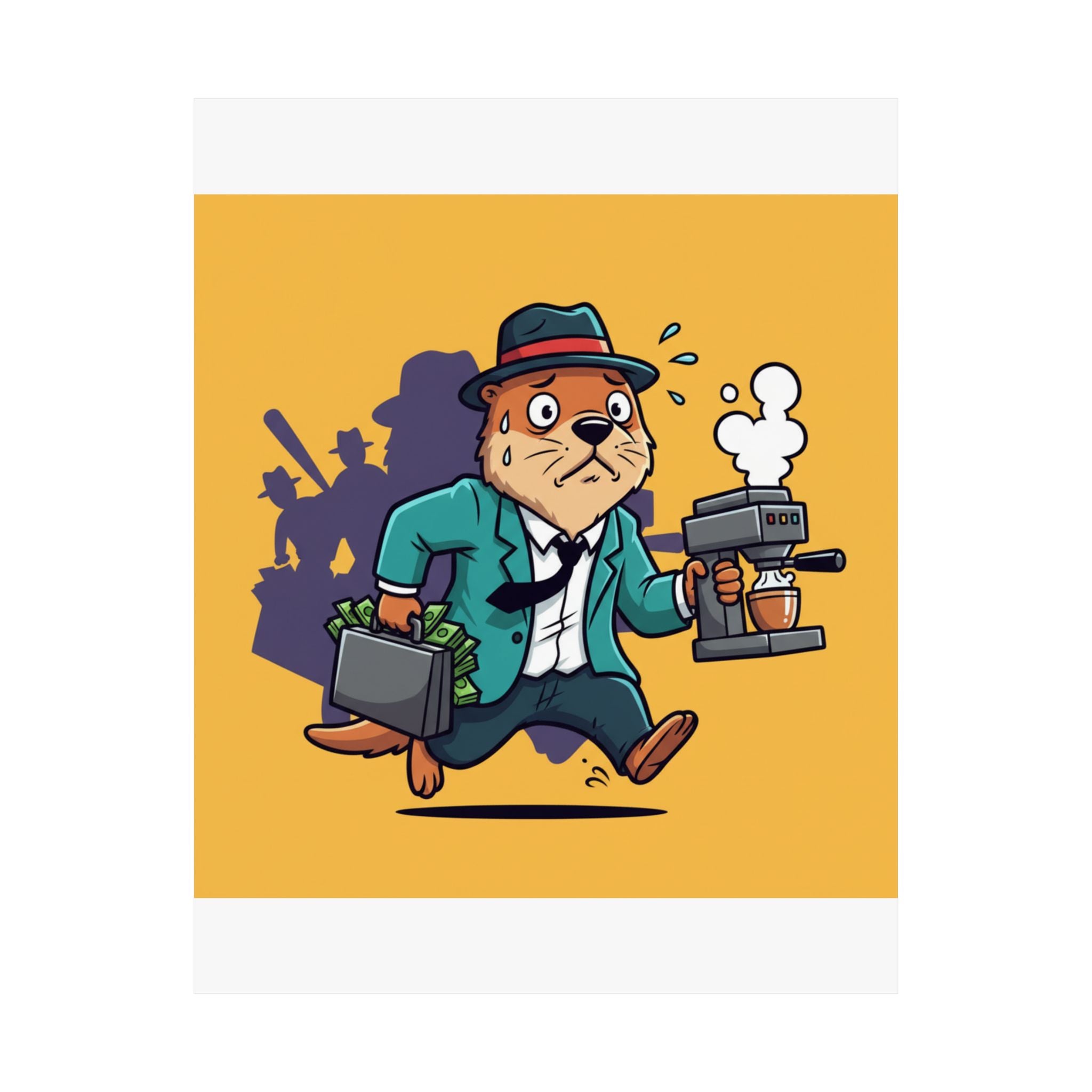 An otter running a front business for the mafia. H — Slopular