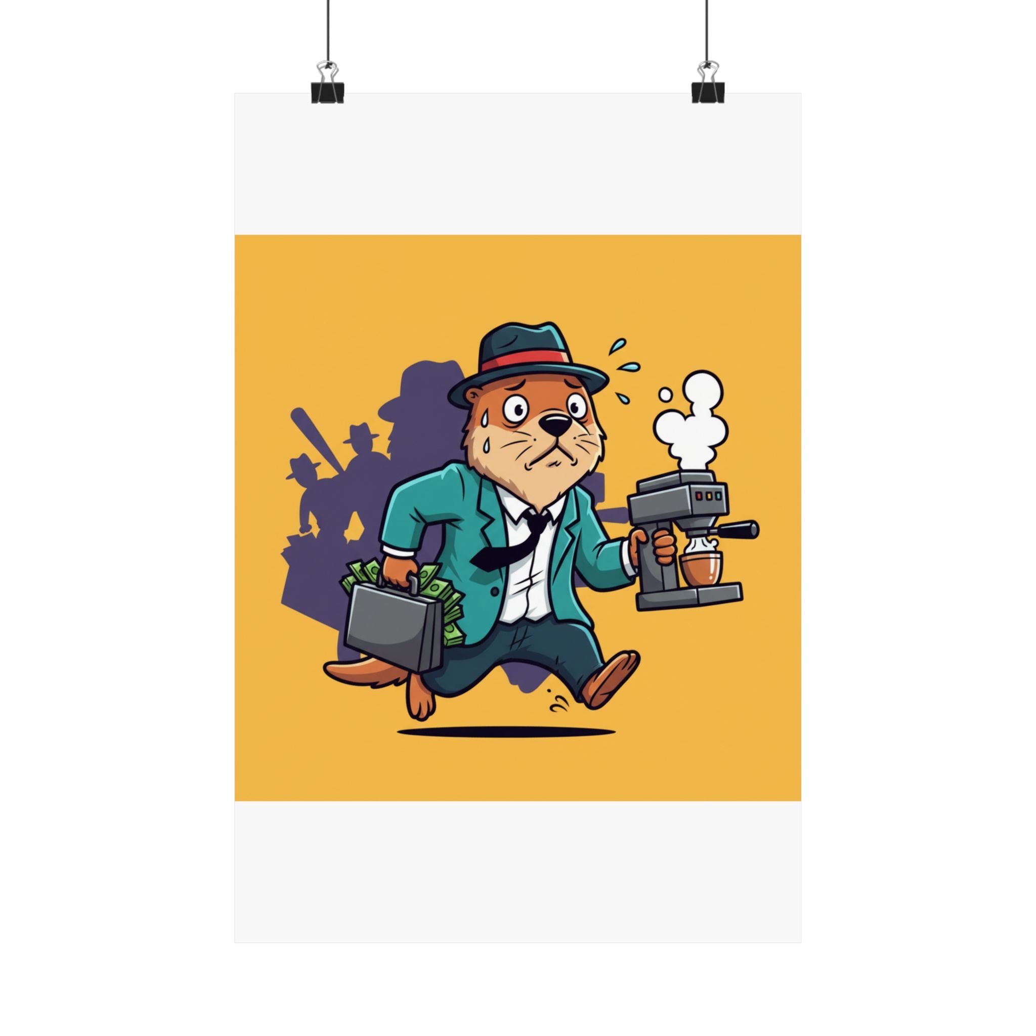 An otter running a front business for the mafia. H — Slopular
