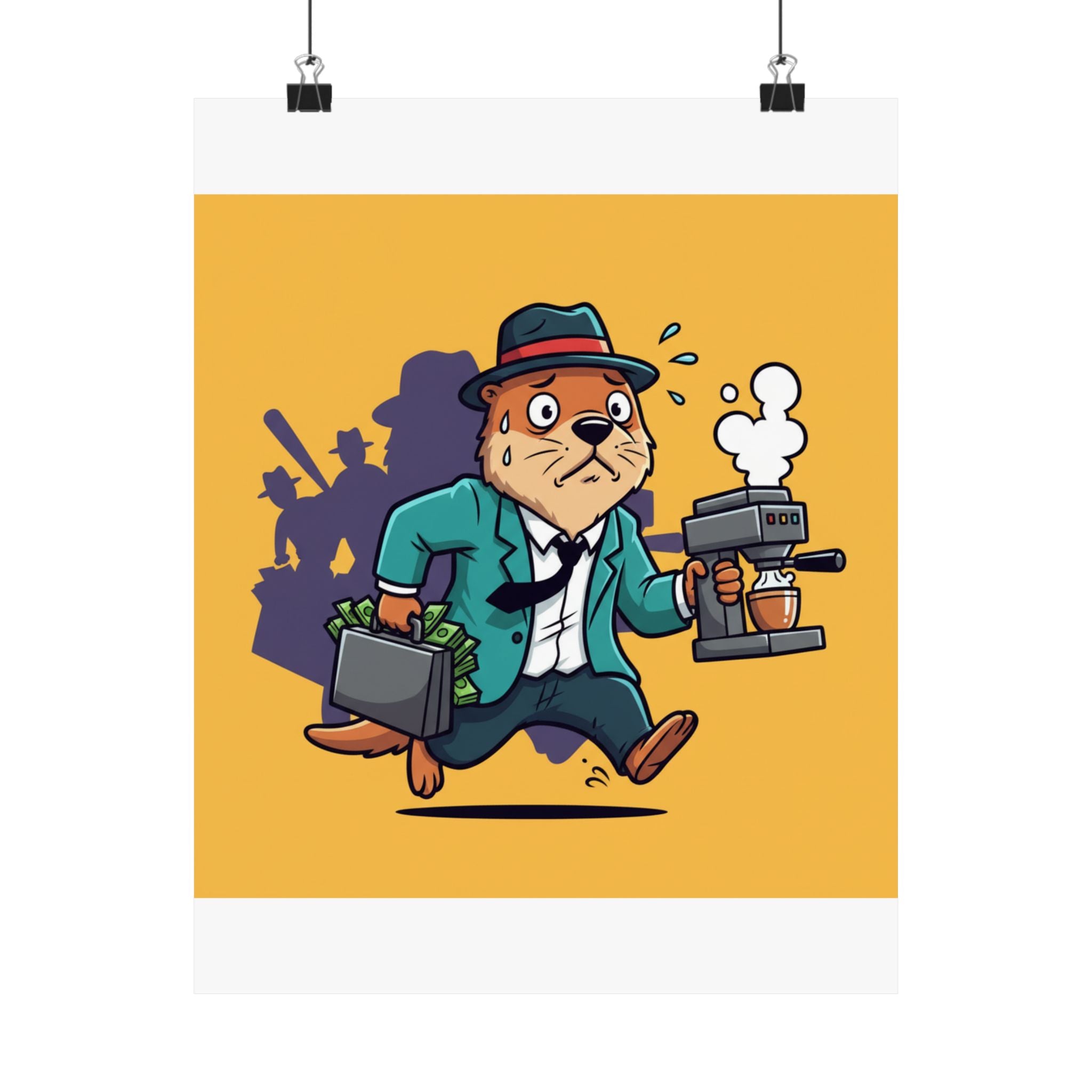 An otter running a front business for the mafia. H — Slopular