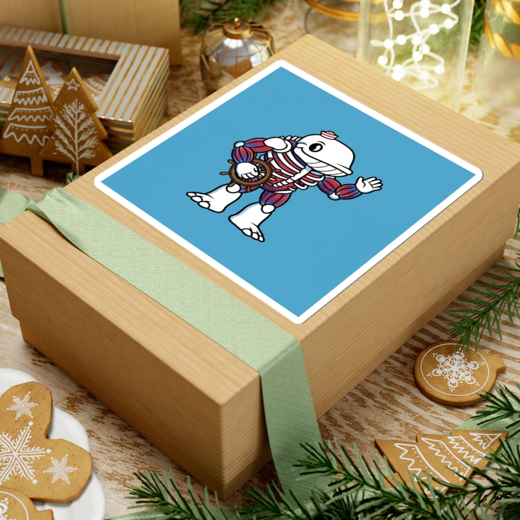 Anthropomorphic whale missing his skin bipedal — Slopular