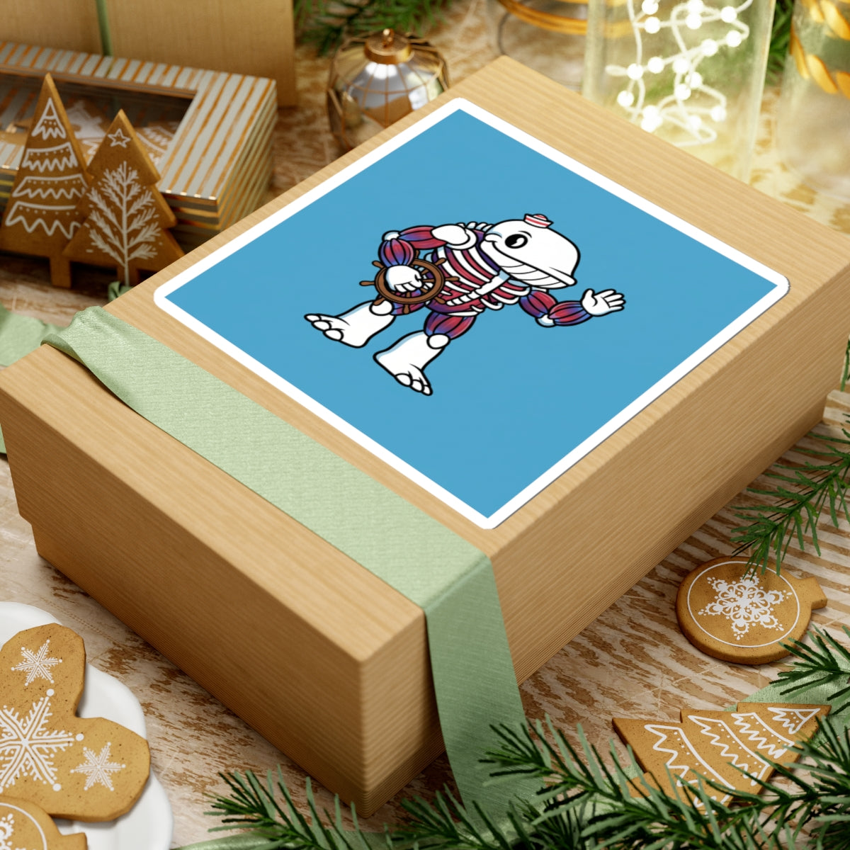 Anthropomorphic whale missing his skin bipedal — Slopular