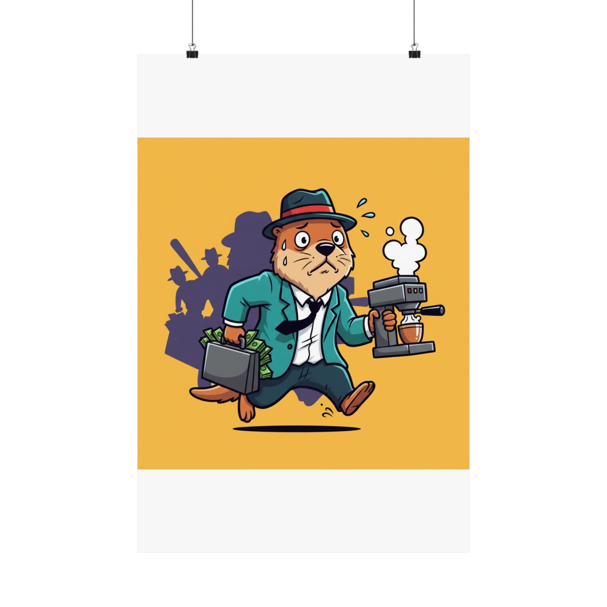 An otter running a front business for the mafia. H — Slopular