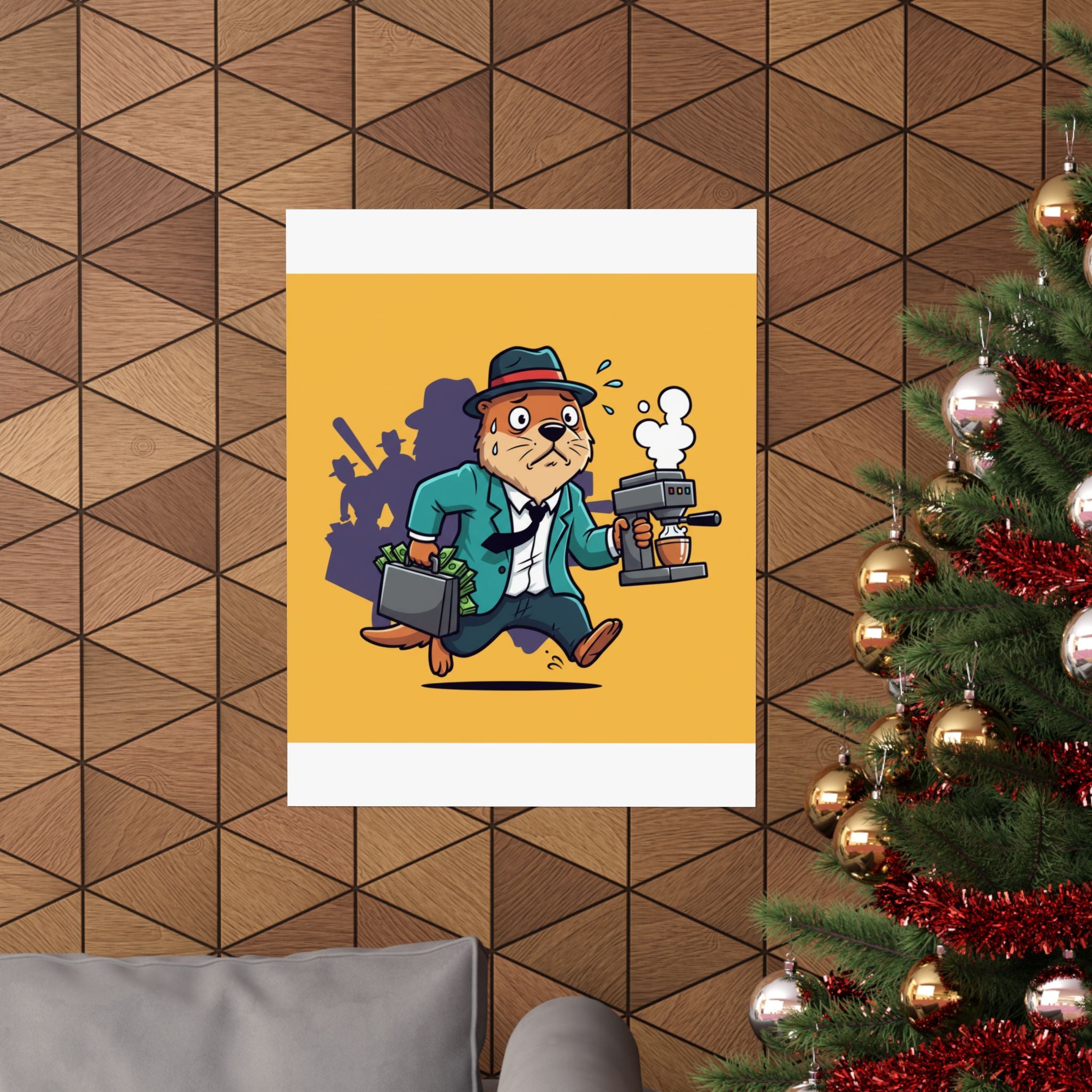 An otter running a front business for the mafia. H — Slopular