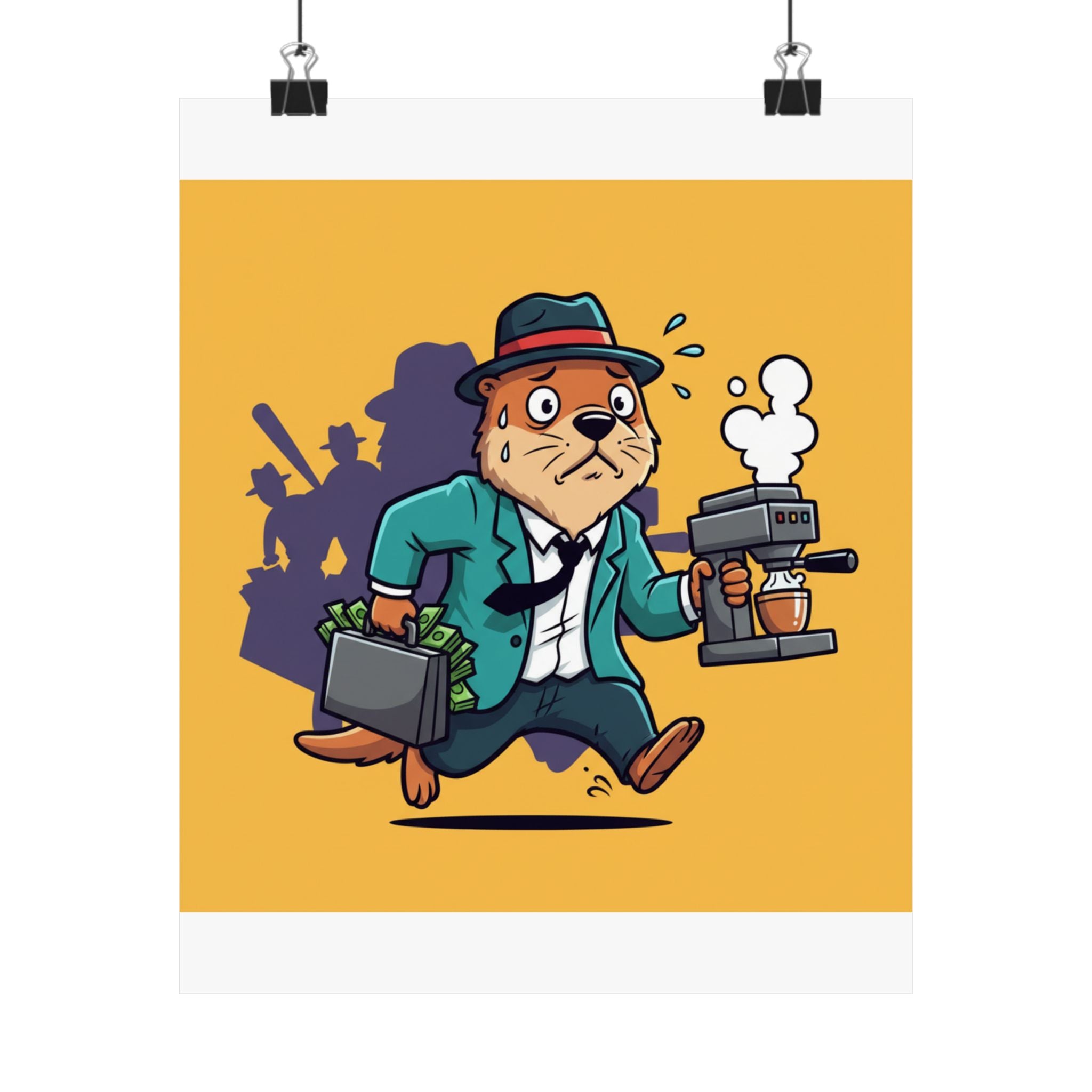 An otter running a front business for the mafia. H — Slopular
